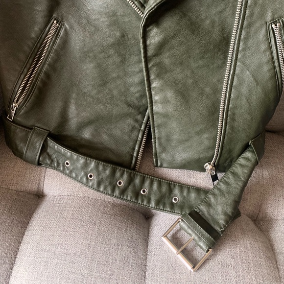 Faux Fur Moto Jacket - Picture 15 of 16